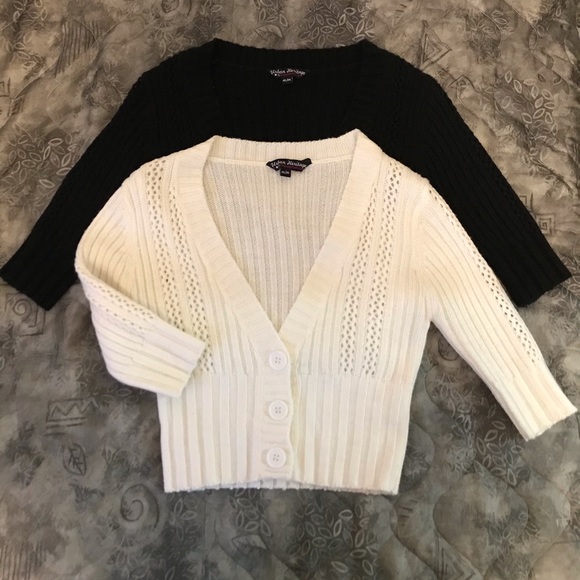 urban heritage Tops - Lot of 1/4 sleeve cropped button up sweaters